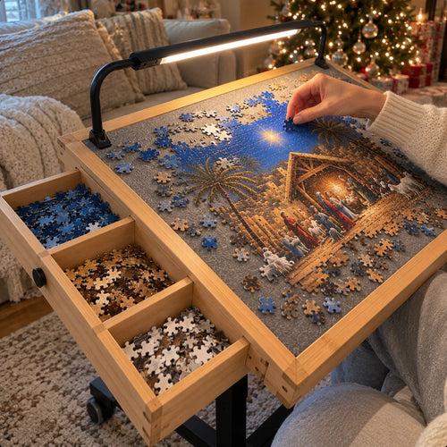 Amen Puzzles Rolling Puzzle Table